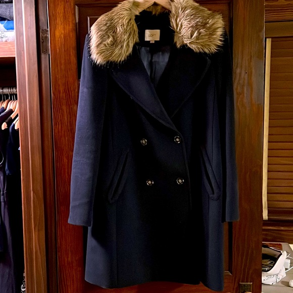Navy Blue Loft Pea Coat